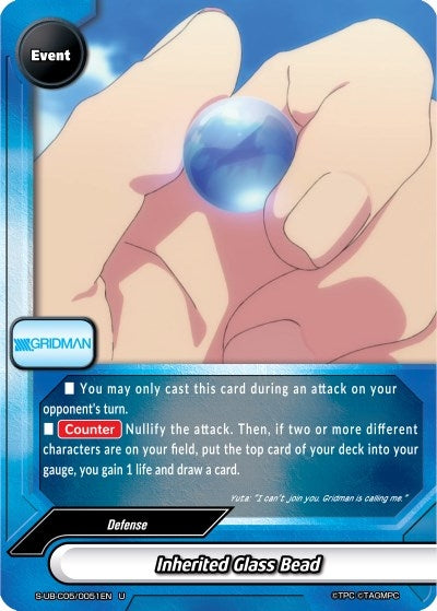 Image for Inherited Glass Bead (SSSS.GRIDMAN) (S-UB-C05/0051EN) - Future Card BuddyFight