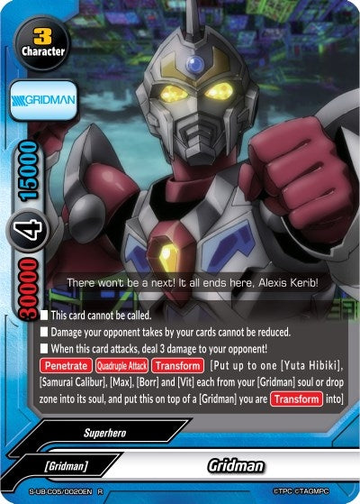Image for Gridman (SSSS.GRIDMAN) (S-UB-C05/0020EN) - Future Card BuddyFight