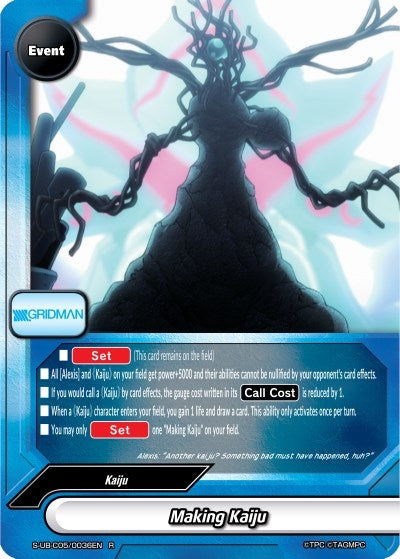 Image for Making Kaiju (SSSS.GRIDMAN) (S-UB-C05/0036EN) - Future Card BuddyFight