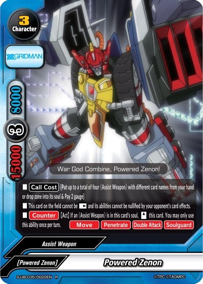 Image for Powered Zenon (SSSS.GRIDMAN) (S-UB-C05/0022EN) - Future Card BuddyFight