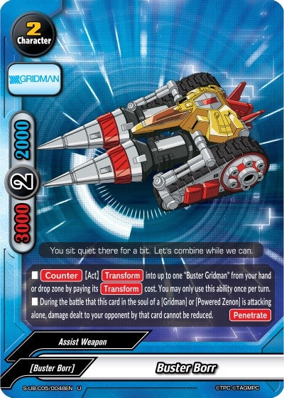 Image for Buster Borr (SSSS.GRIDMAN) (S-UB-C05/0048EN) - Future Card BuddyFight