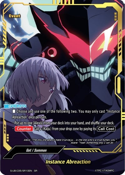 Image for Instance Abreaction (SR) (SSSS.GRIDMAN) (S-UB-C05/SR10EN) - Future Card BuddyFight