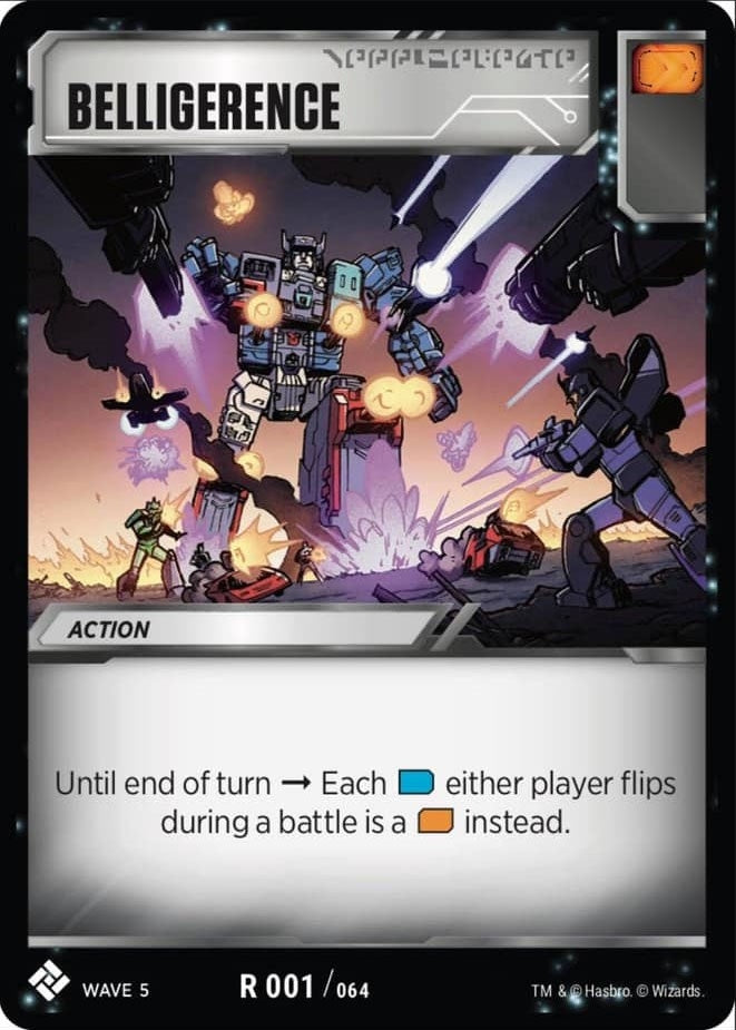 Image for Belligerence (Titan Masters Attack) (1) - Transformers TCG