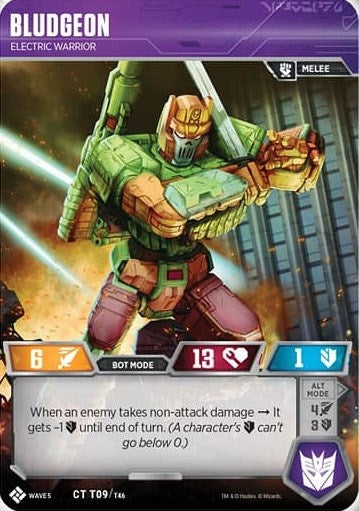 Image for Bludgeon - Electric Warrior (Titan Masters Attack) (T09) - Transformers TCG