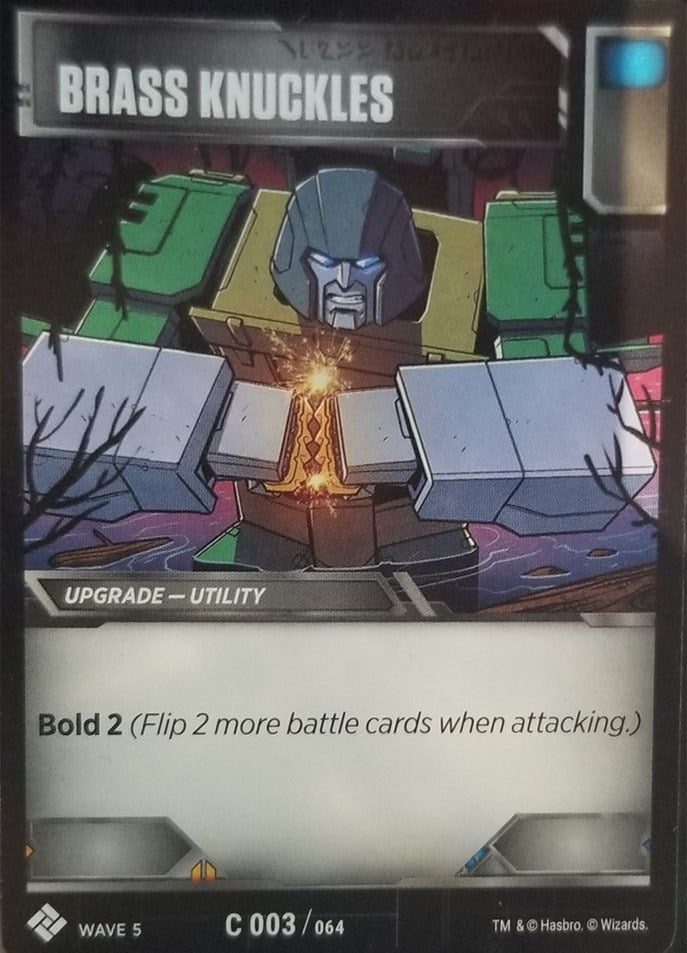 Image for Brass Knuckles (Titan Masters Attack) (3) - Transformers TCG