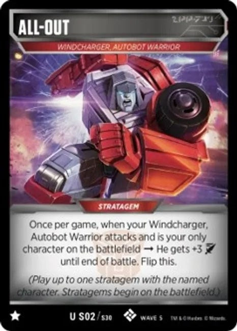 Image for All-Out (Titan Masters Attack) (S02) - Transformers TCG