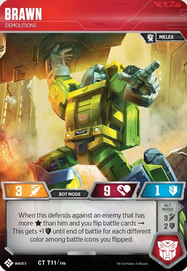 Image for Brawn - Demolitions (Titan Masters Attack) (T11) - Transformers TCG