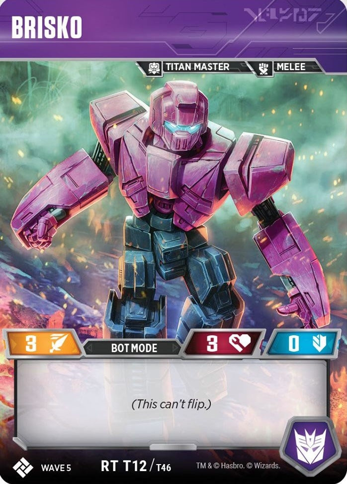 Image for Brisko (Titan Masters Attack) (T12) - Transformers TCG