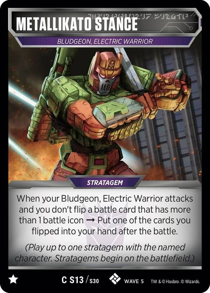 Image for Metallikato Stance (Titan Masters Attack) (S13) - Transformers TCG