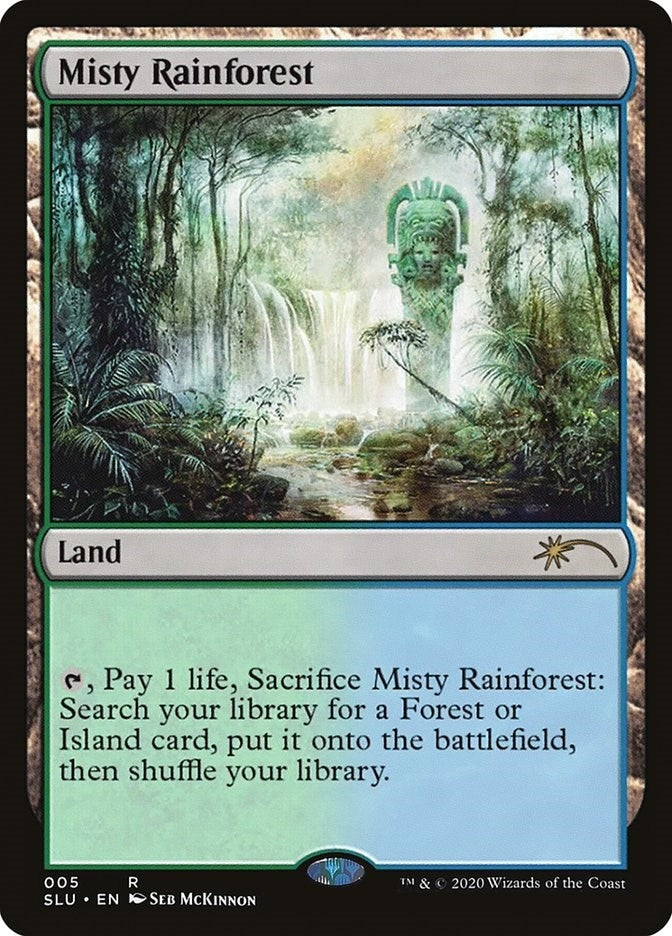 Image for Misty Rainforest (Secret Lair Series) (5) - Magic: The Gathering
