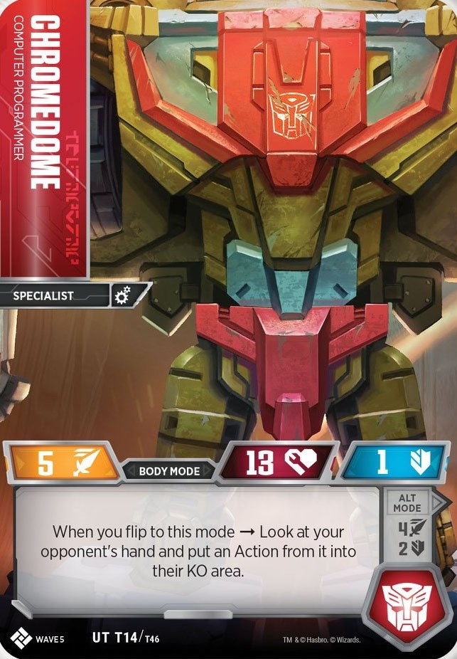 Image for Chromedome - Computer Programmer (Titan Masters Attack) (T14) - Transformers TCG