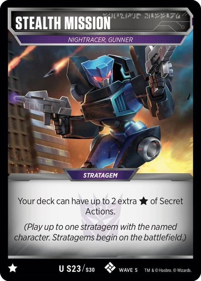 Image for Stealth Mission (Titan Masters Attack) (S23) - Transformers TCG