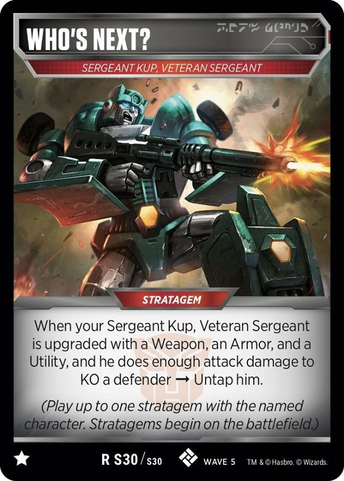 Image for Who's Next? (Titan Masters Attack) (S30) - Transformers TCG