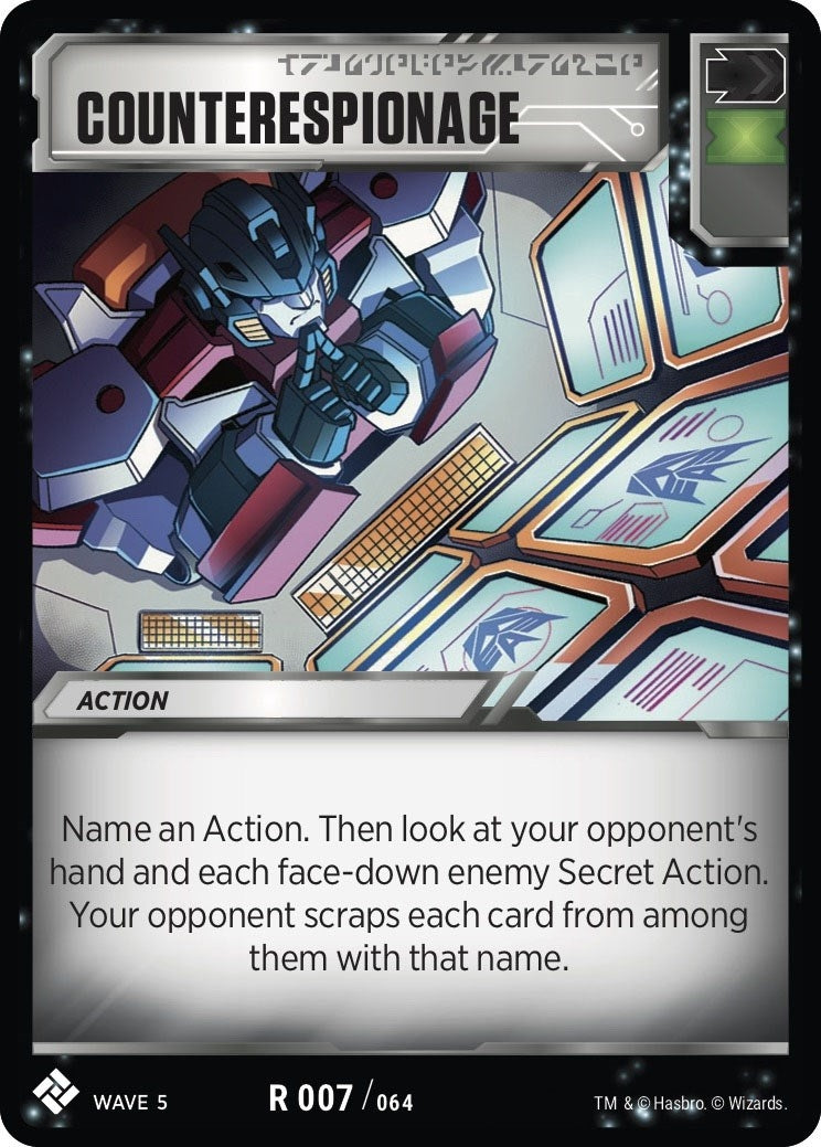 Image for Counterespionage (Titan Masters Attack) (7) - Transformers TCG