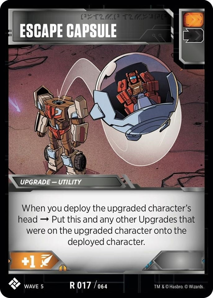 Image for Escape Capsule (Titan Masters Attack) (17) - Transformers TCG