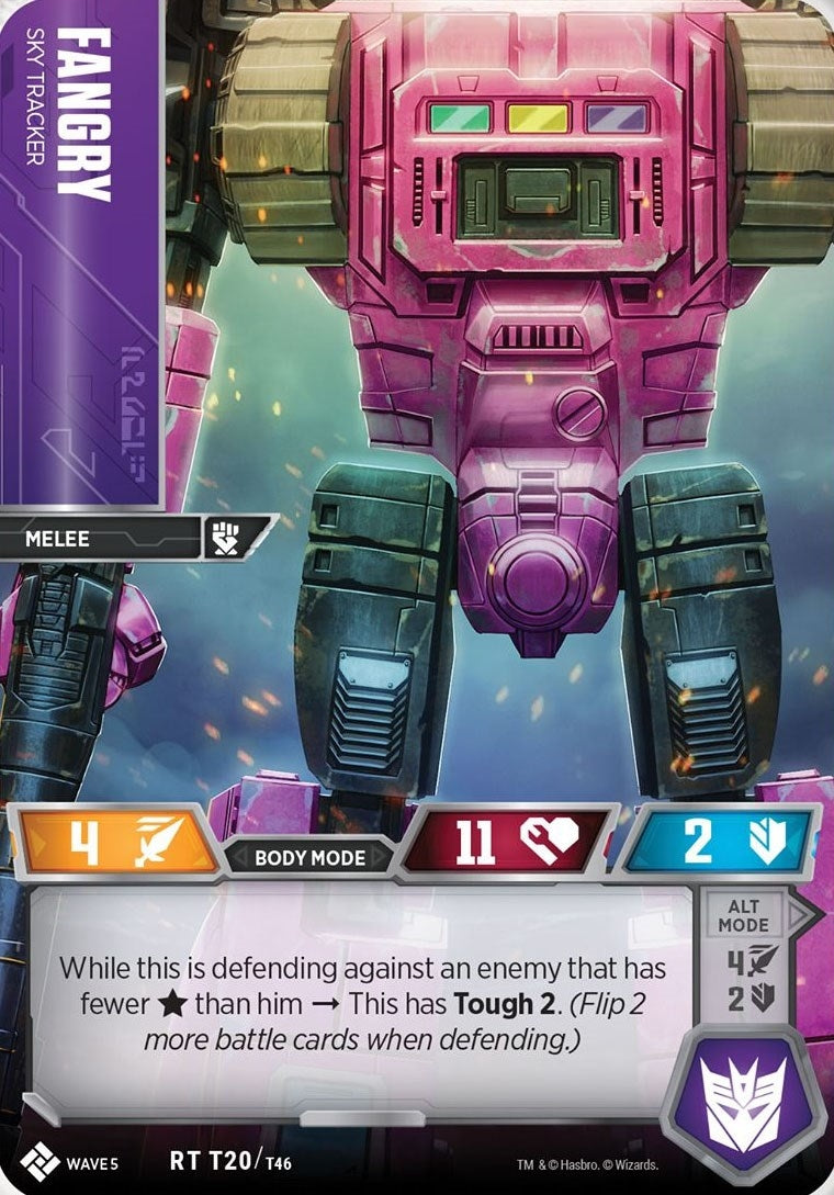 Image for Fangry - Sky Tracker (Titan Masters Attack) (T20) - Transformers TCG