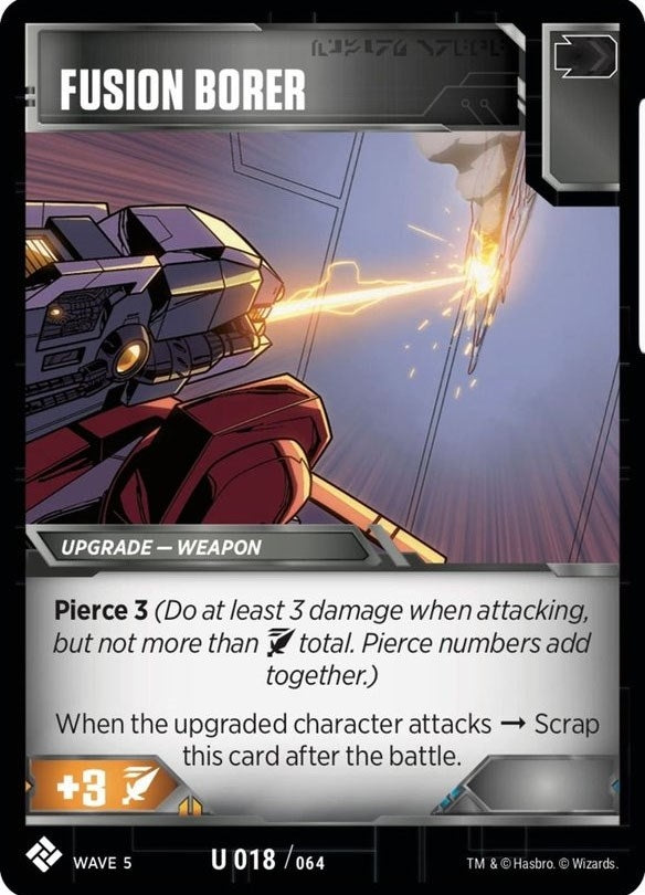 Image for Fusion Borer (Titan Masters Attack) (18) - Transformers TCG