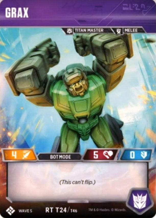 Image for Grax (Titan Masters Attack) (T24) - Transformers TCG