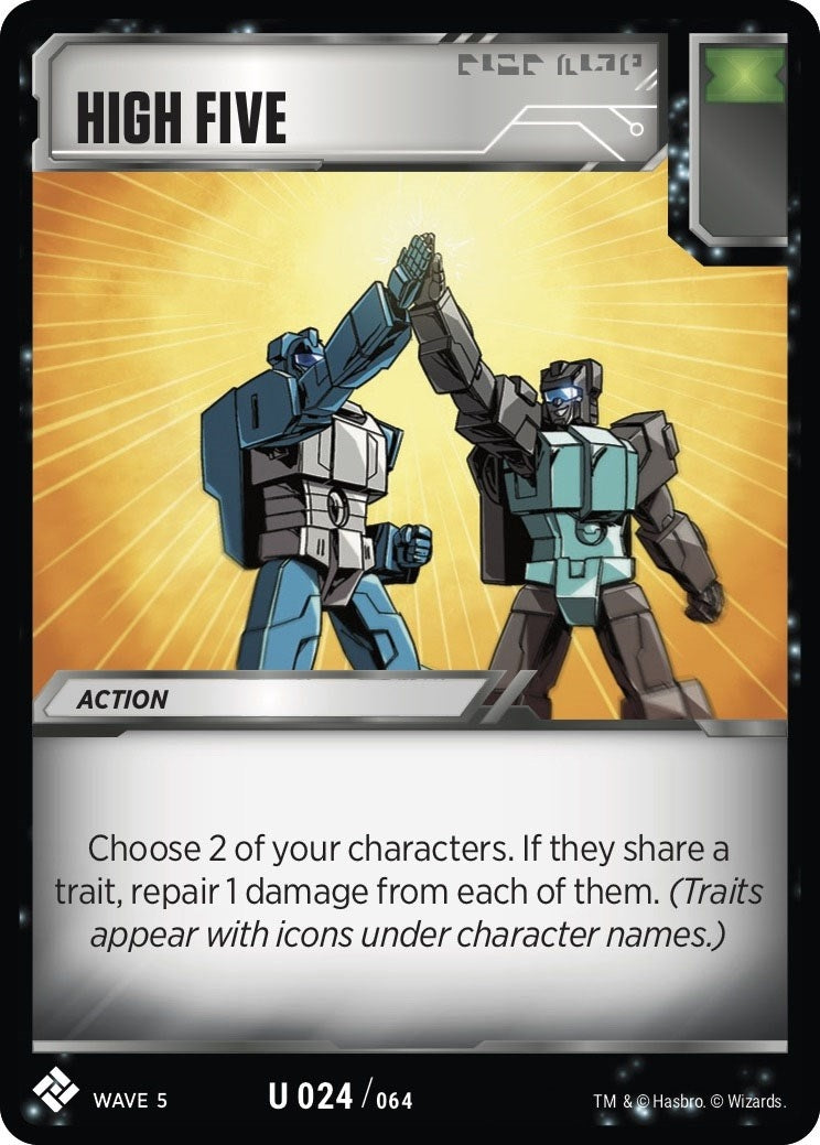 Image for High Five (Titan Masters Attack) (24) - Transformers TCG