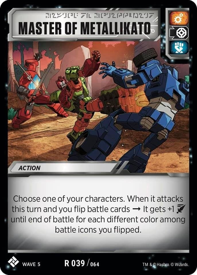 Image for Master of Metallikato (Titan Masters Attack) (39) - Transformers TCG