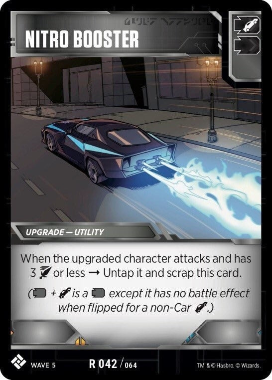 Image for Nitro Booster (Titan Masters Attack) (42) - Transformers TCG