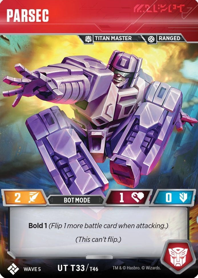 Image for Parsec (Titan Masters Attack) (T33) - Transformers TCG