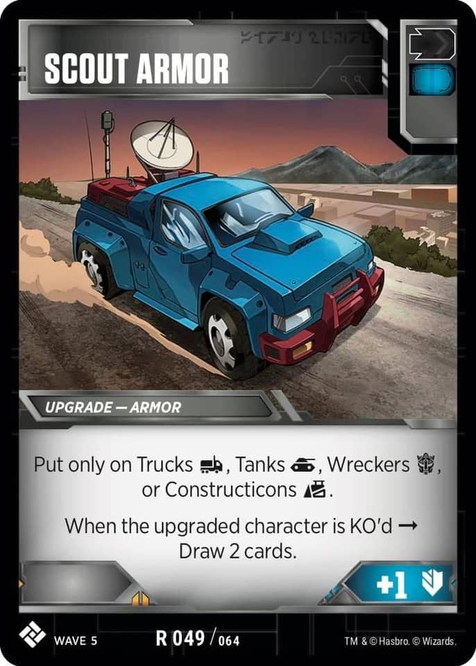 Image for Scout Armor (Titan Masters Attack) (49) - Transformers TCG