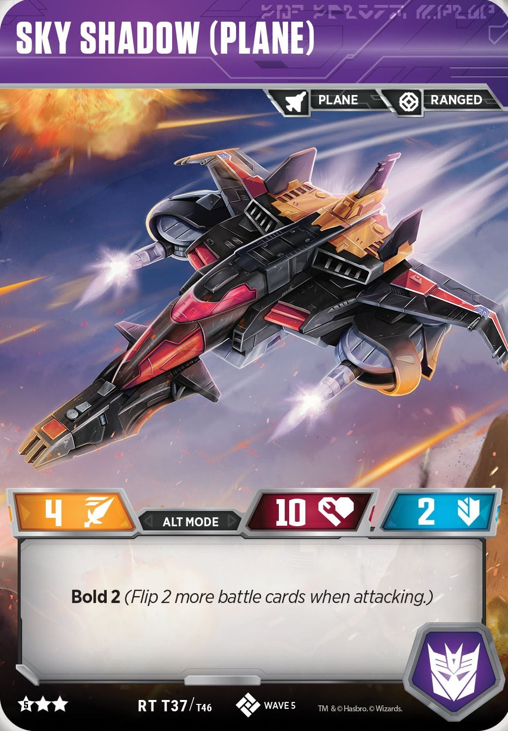 Image for Sky Shadow (Plane) (Titan Masters Attack) (T37) - Transformers TCG