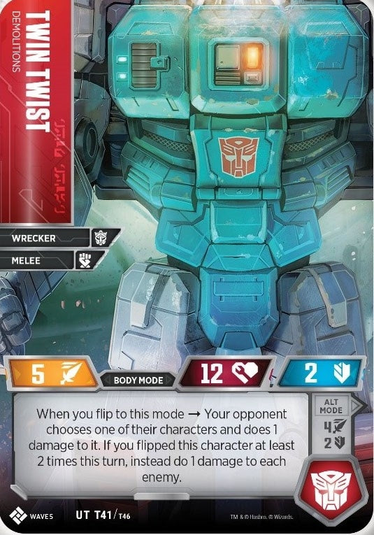 Image for Twin Twist - Demolitions (Titan Masters Attack) (T41) - Transformers TCG