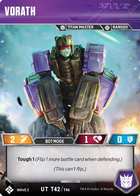 Image for Vorath (Titan Masters Attack) (T42) - Transformers TCG