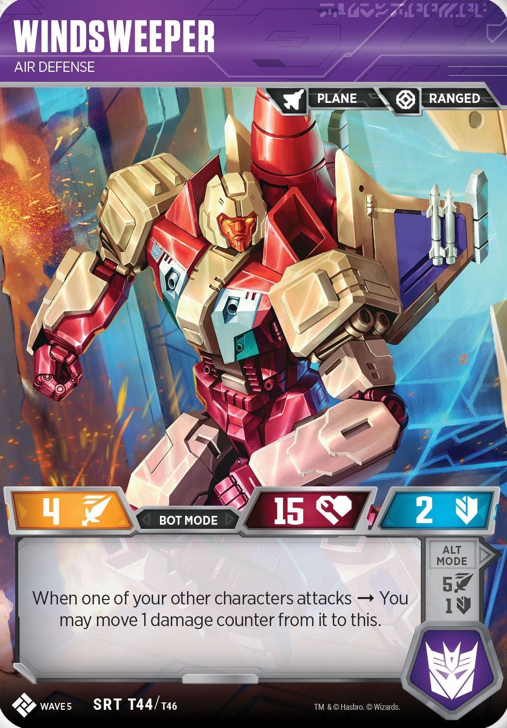 Image for Windsweeper - Air Defense (Titan Masters Attack) (T44) - Transformers TCG
