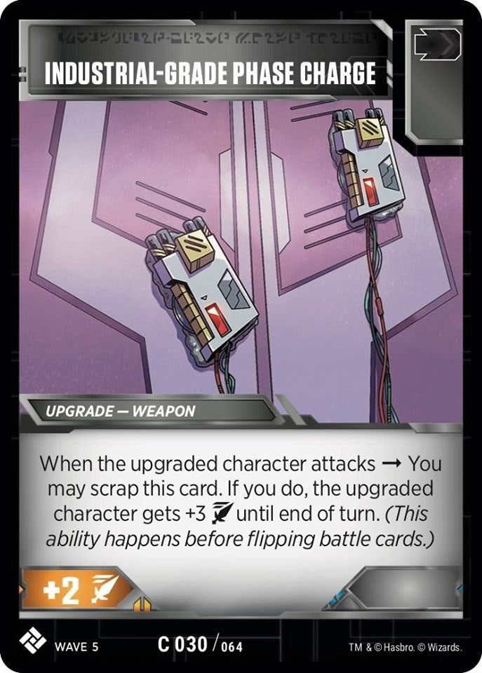 Image for Industrial-Grade Phase Charge (Titan Masters Attack) (30) - Transformers TCG