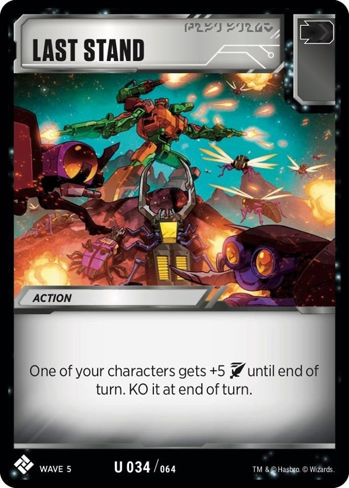 Image for Last Stand (Titan Masters Attack) (34) - Transformers TCG