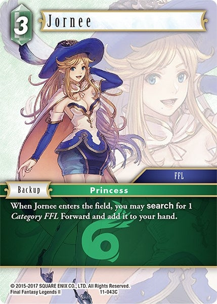 Image for Jornee (Opus XI) (11-043C) - Final Fantasy TCG