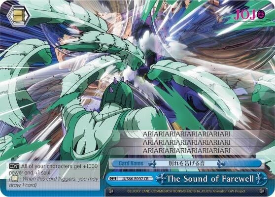 Image for The Sound of Farewell (JoJo's Bizarre Adventure: Golden Wind) (JJ/S66-E097 CR) - Weiss Schwarz