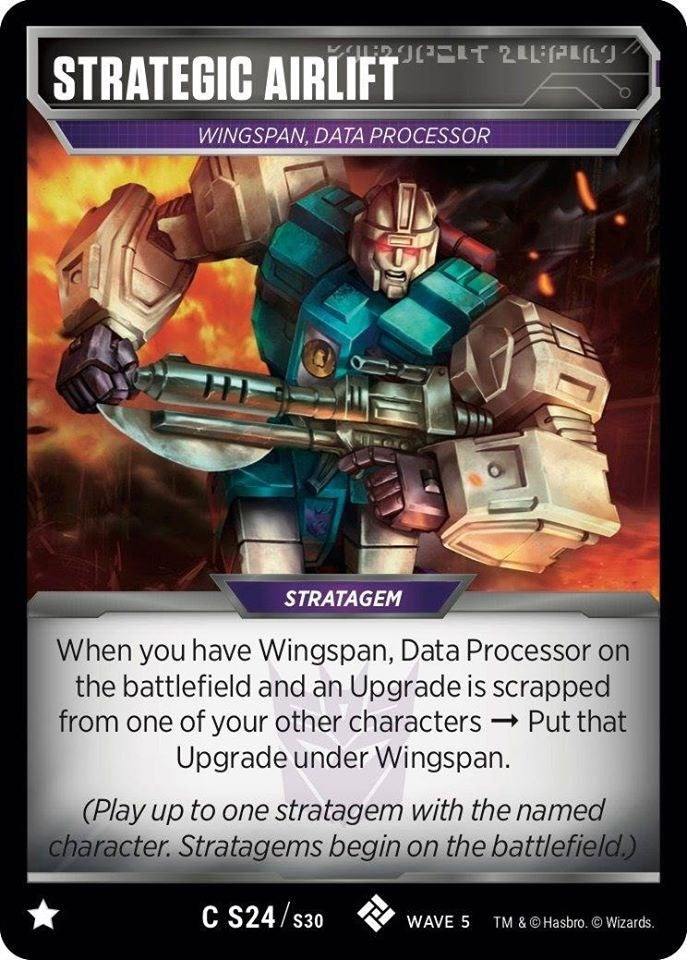 Image for Strategic Airlift (Titan Masters Attack) (S24) - Transformers TCG