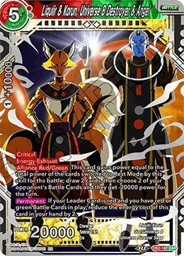 Image for Liquiir & Korun, Universe 8 Destroyer & Angel (Draft Box 05 - Divine Multiverse) (DB2-167) - Dragon Ball Super: Masters