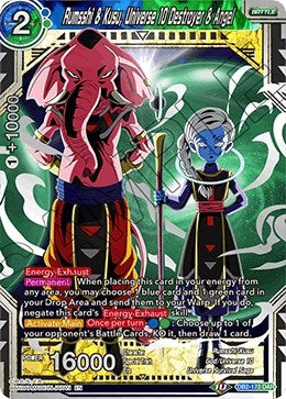 Image for Rumsshi & Kusu, Universe 10 Destroyer & Angel (Draft Box 05 - Divine Multiverse) (DB2-173) - Dragon Ball Super: Masters
