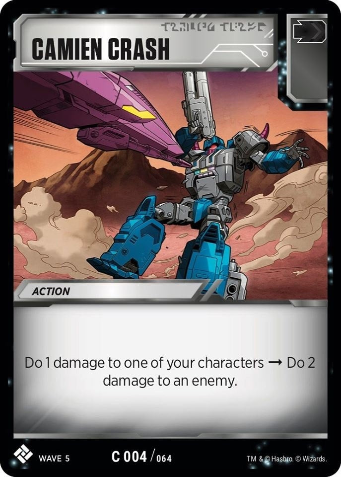 Image for Camien Crash (Titan Masters Attack) (4) - Transformers TCG