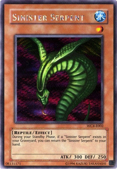 Image for Sinister Serpent (World Championship 2004: GBA Promo) (WC4-E002) - YuGiOh