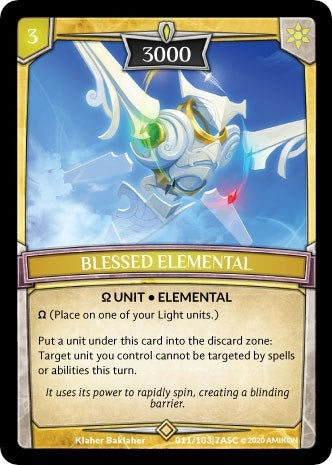 Image for Blessed Elemental (Ascension) (ASC-011) - Argent Saga TCG