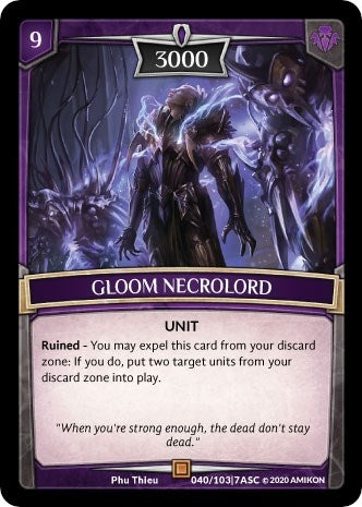Image for Gloom Necrolord (Ascension) (ASC-040) - Argent Saga TCG
