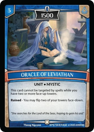 Image for Oracle of Leviathan (Ascension) (ASC-072) - Argent Saga TCG