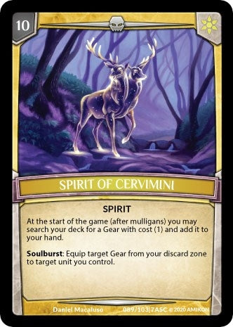 Image for Spirit of Cervimini (Ascension) (ASC-089) - Argent Saga TCG