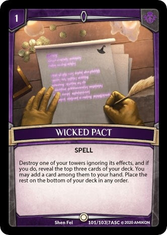 Image for Wicked Pact (Ascension) (ASC-101) - Argent Saga TCG