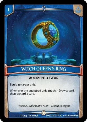 Image for Witch Queen's Ring (Ascension) (ASC-103) - Argent Saga TCG