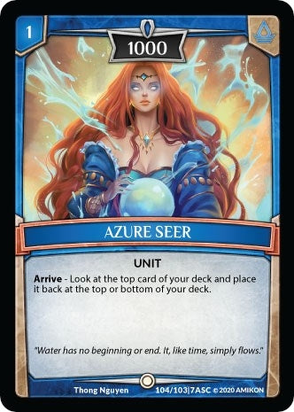 Image for Azure Seer (Ascension) (ASC-104) - Argent Saga TCG