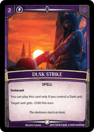 Image for Dusk Strike (Ascension) (ASC-107) - Argent Saga TCG