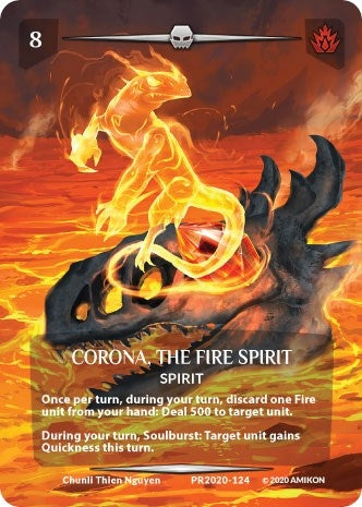 Image for Corona, the Fire Spirit (Serial Numbered) (Argent Saga Promos) (PR2020-124) - Argent Saga TCG