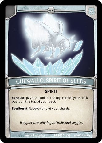 Image for Chewallo, Spirit of Seeds (Argent Saga Promos) (PR2020-136) - Argent Saga TCG
